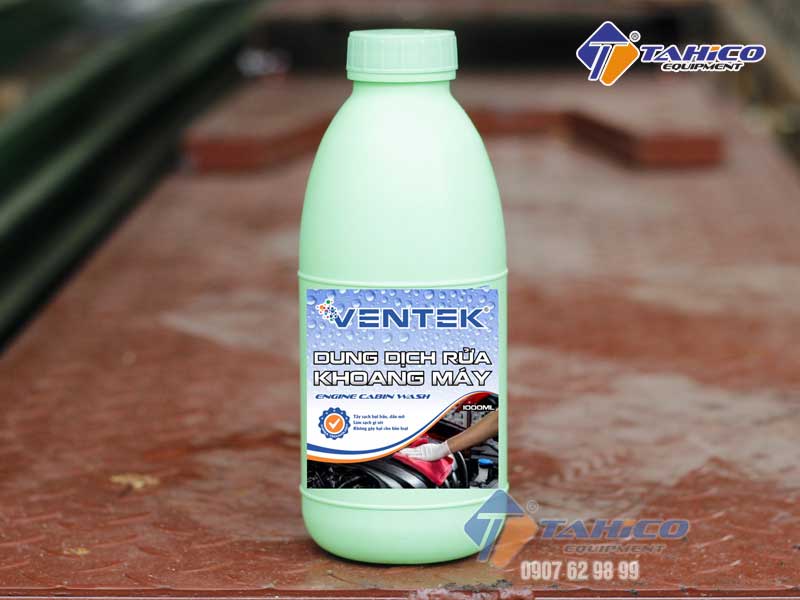 Dung dịch rửa khoang máy động cơ ô tô xe máy Ventek 1 lít